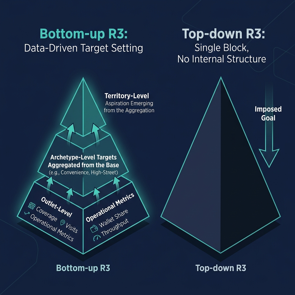 Bottom-Up R3, Not Top-Down - Why Aspiration Can't Be a Percentage - supporting visual 1