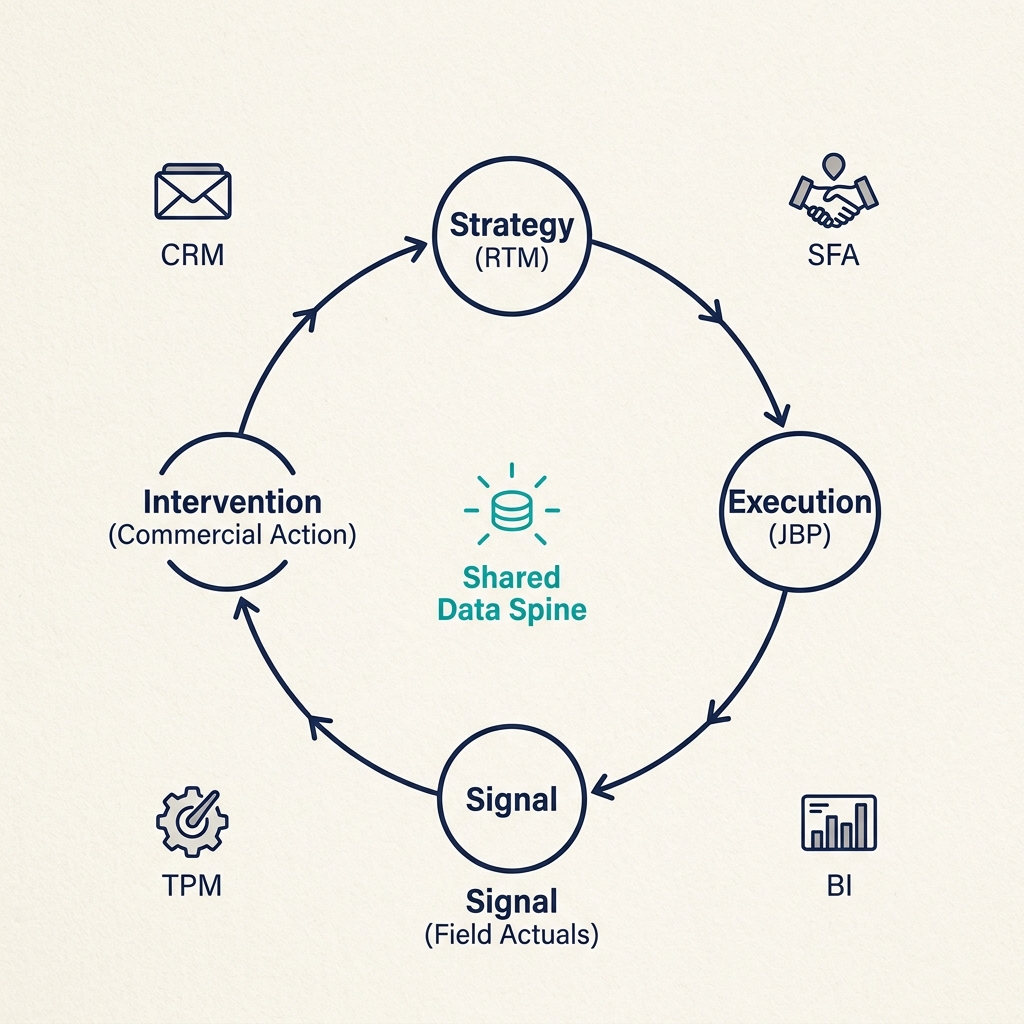 The Closed Loop: Why Architecture Beats Features in Commercial Operating Systems - Infoscend Knowledge Centre essay illustration