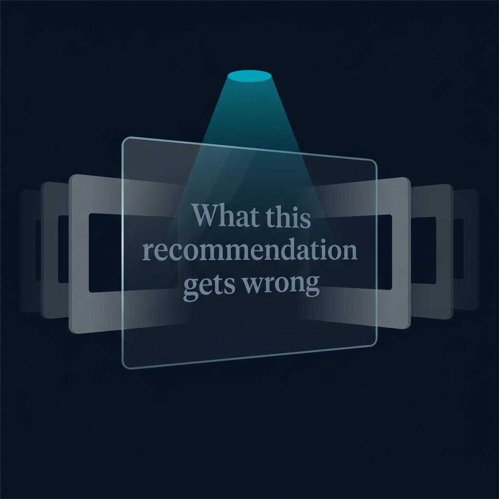 The Disconfirmation Slide: Why the Strongest Counter-Argument Belongs in the Main Deck - Infoscend Knowledge Centre essay illustration