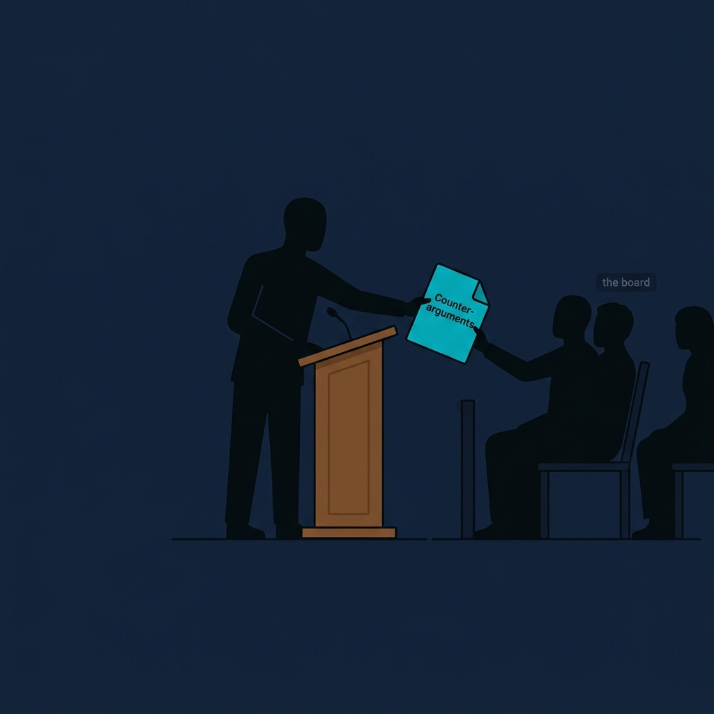 The Disconfirmation Slide: Why the Strongest Counter-Argument Belongs in the Main Deck - supporting visual 1