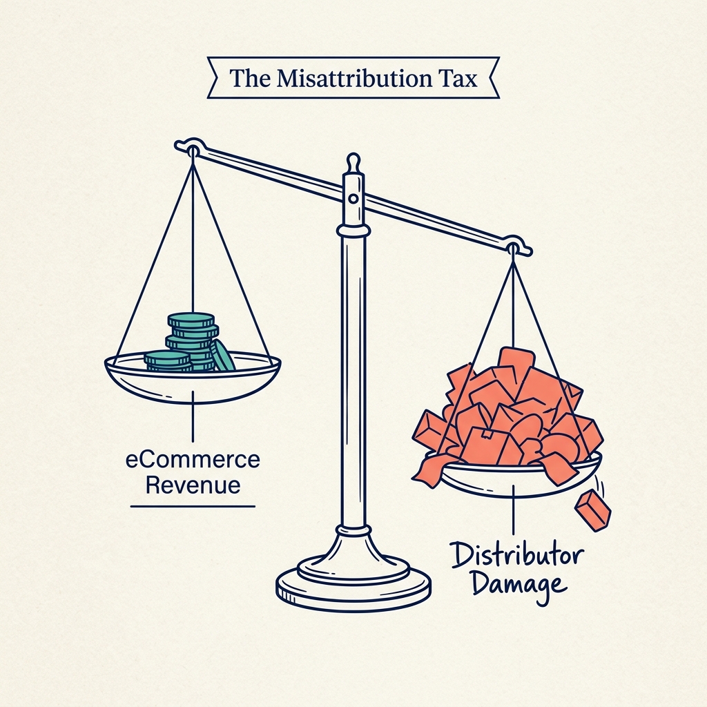 eCommerce Isn't Killing Your Distributor. Misattribution Is. - supporting visual 2